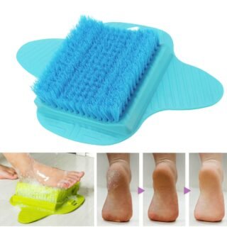 Silikoninis pėdų šveitimo ir masažo kilimėlis voniai