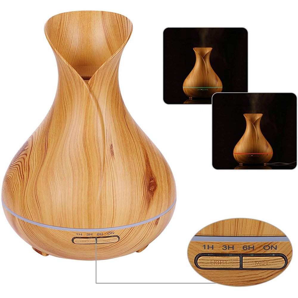 Eterinių aliejų difuzorius - oro drėkintuvas „Wood Grain“ - Image 8
