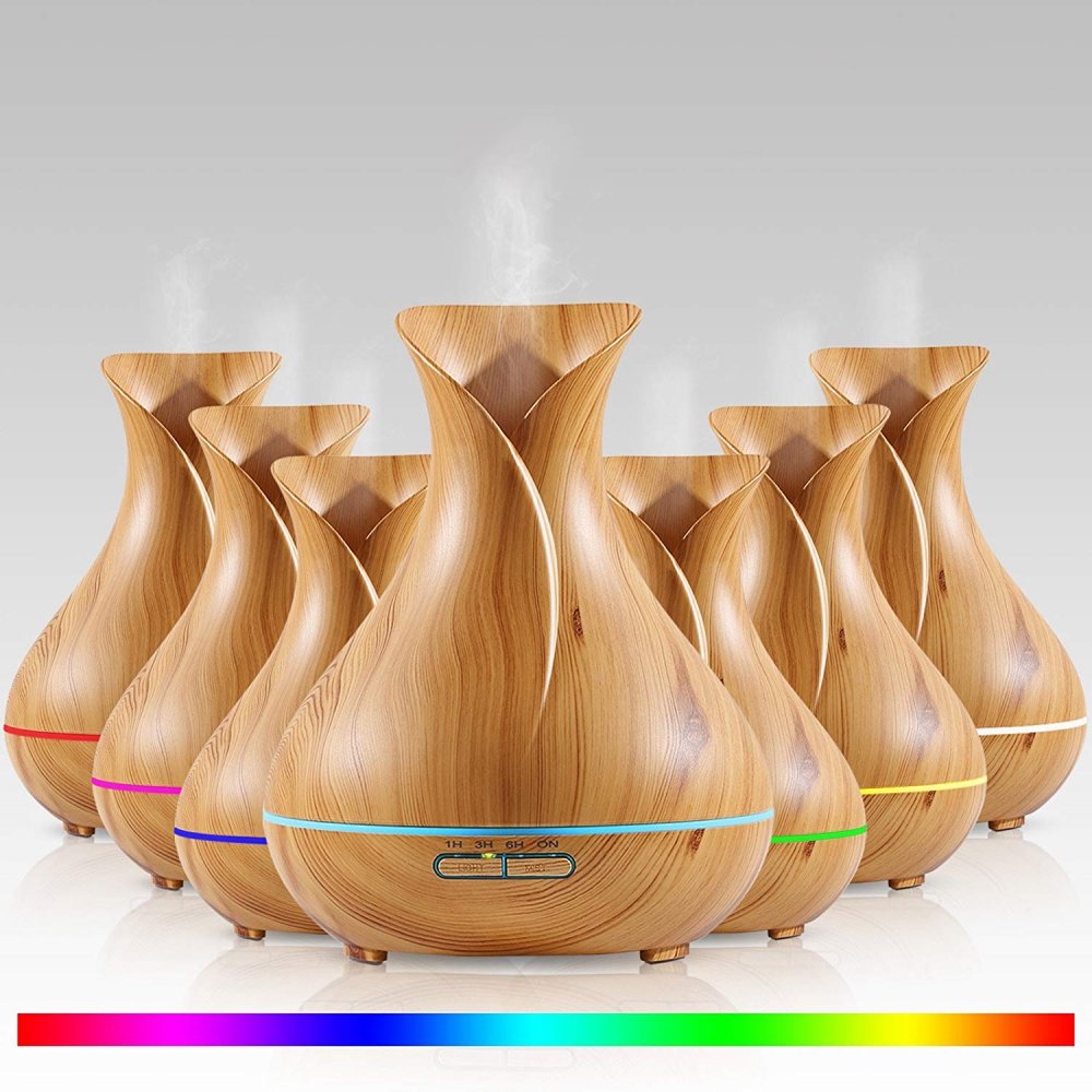 Eterinių aliejų difuzorius - oro drėkintuvas „Wood Grain“ - Image 9