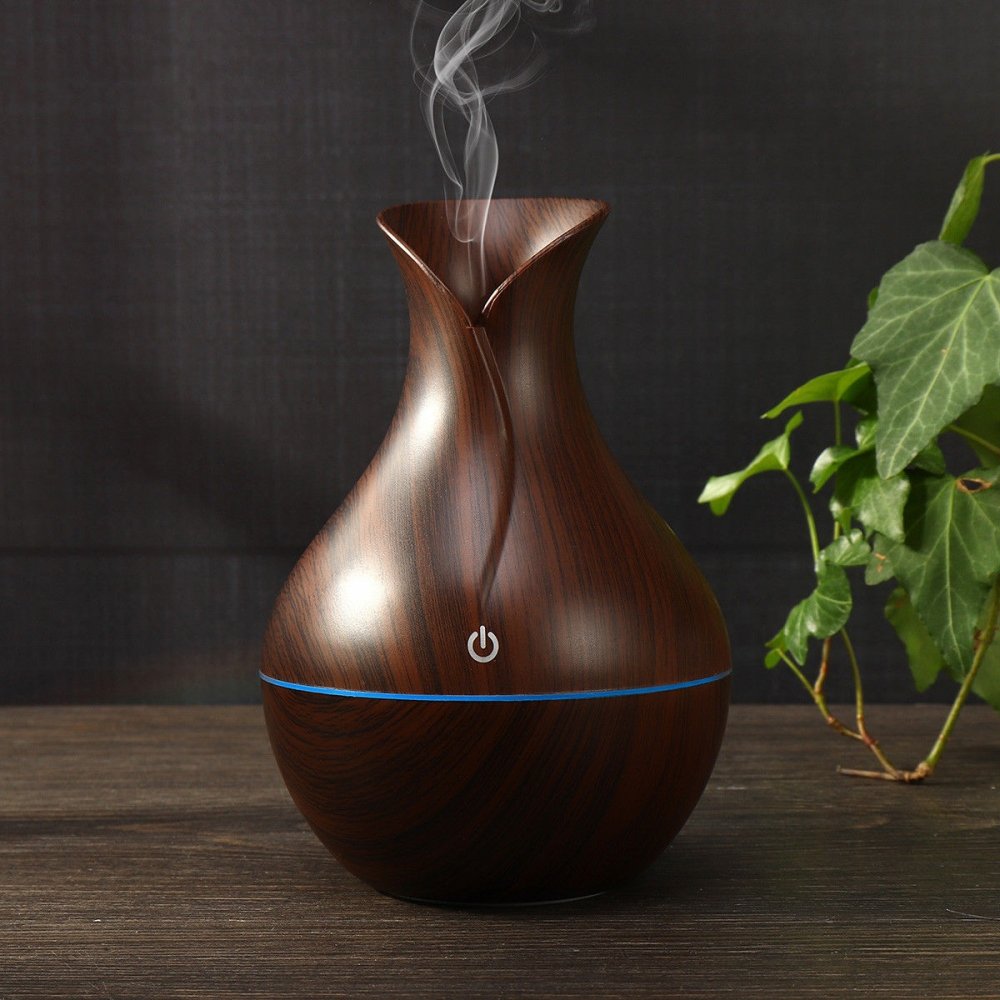 Ultragarsinis oro drėkintuvas "Wood Grain Aroma Diffuser“ - Image 6