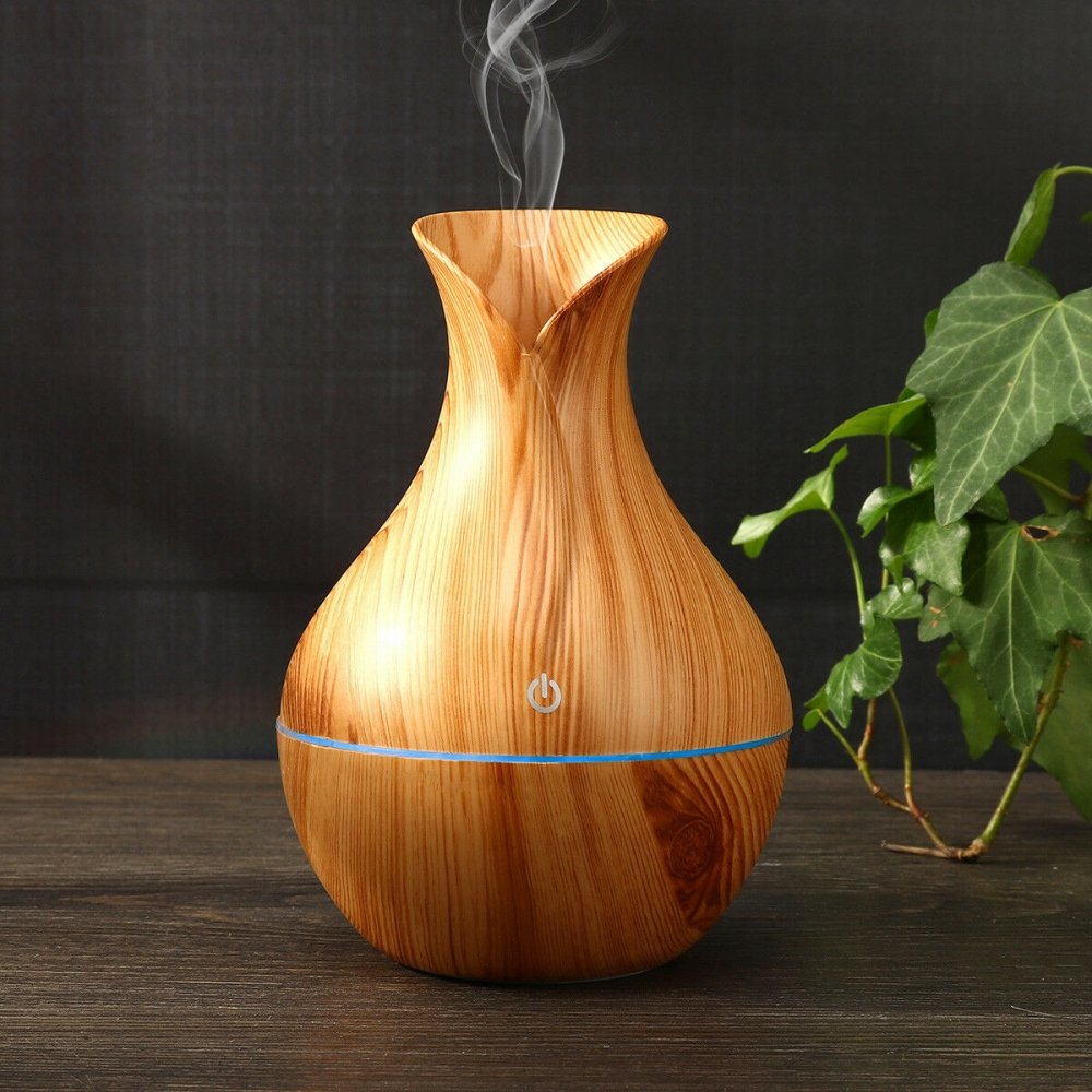Ultragarsinis oro drėkintuvas "Wood Grain Aroma Diffuser“ - Image 5